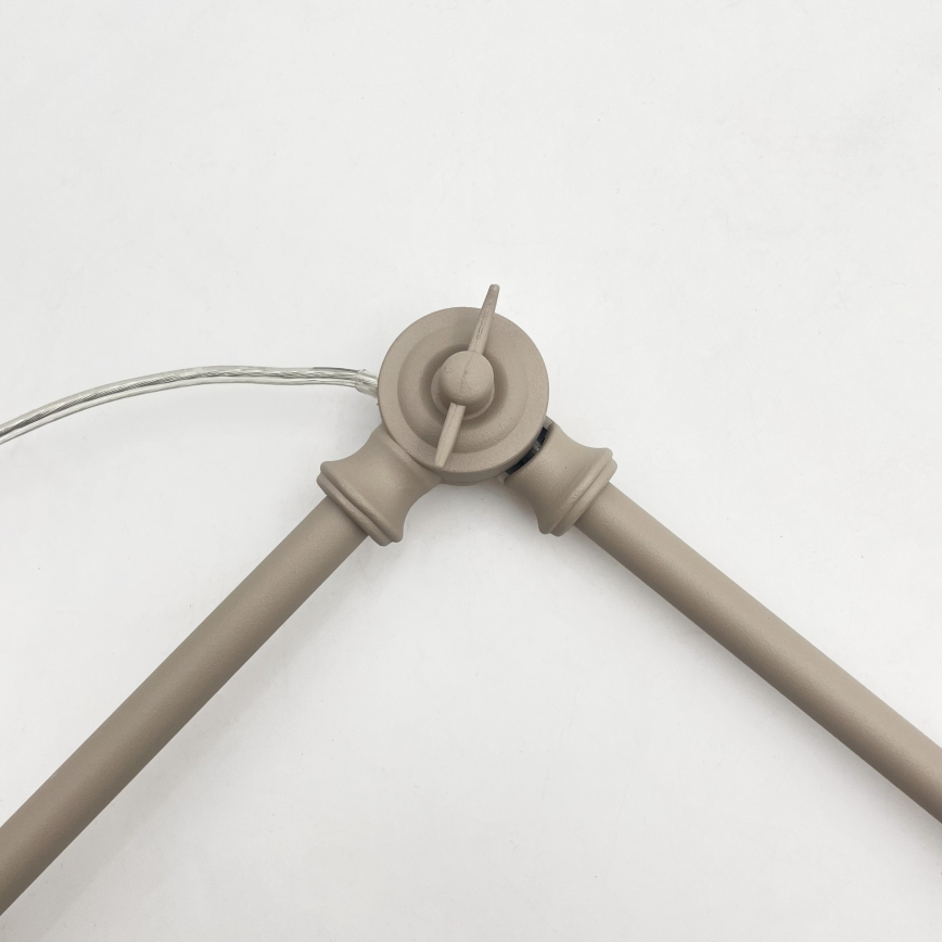 Brilagi - Lustre LED à tige IRONBEAM 1xE27/60W/230V beige