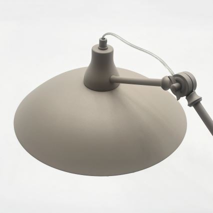 Brilagi - Lustre LED à tige IRONBEAM 1xE27/60W/230V beige