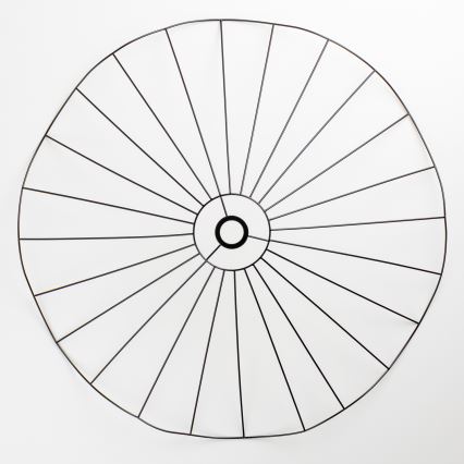 Brilagi - Lustre LED CERIA WIRE 1xE27/40W/230V Ø 80 cm noir/chêne