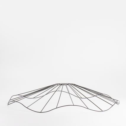 Brilagi - Lustre LED CERIA WIRE 1xE27/40W/230V Ø 80 cm noir/chêne