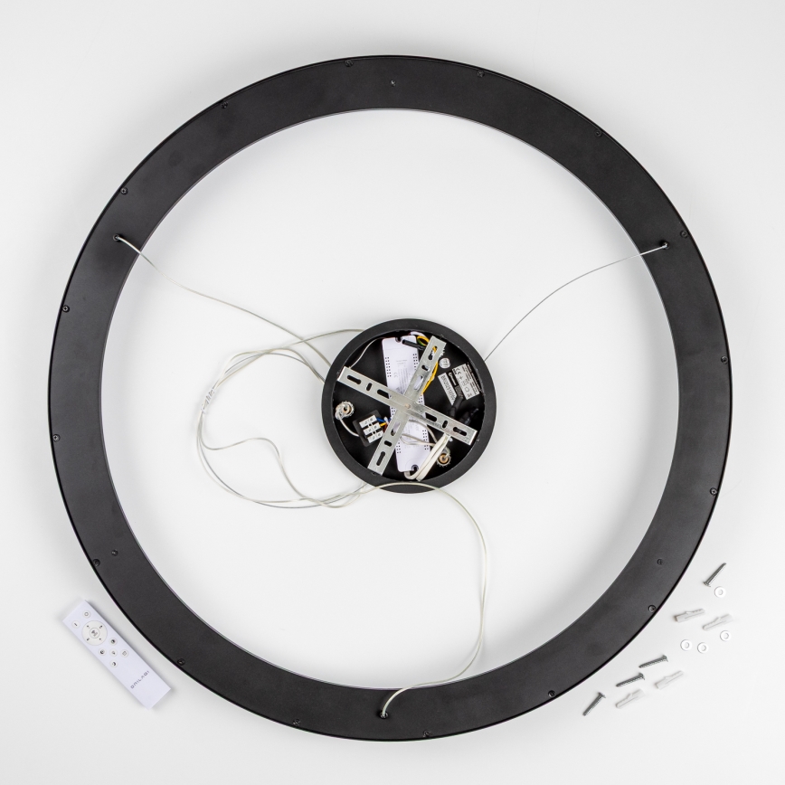 Brilagi - Suspension LED dimmable sur câble FALCON II LED/108W/230V 3000-6500K Ø 80 cm noir + télécommande