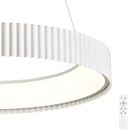 Brilagi - Suspension LED dimmable à câble FALCON MODERN LED/54W/230V Ø 60 cm blanche + télécommande