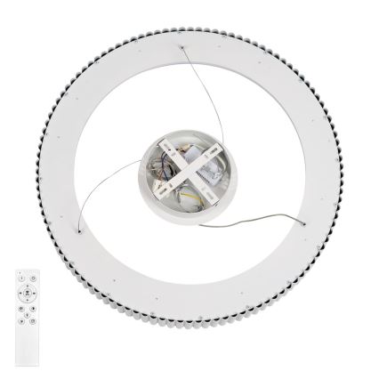 Brilagi - Suspension LED dimmable à câble FALCON MODERN LED/54W/230V Ø 60 cm blanche + télécommande