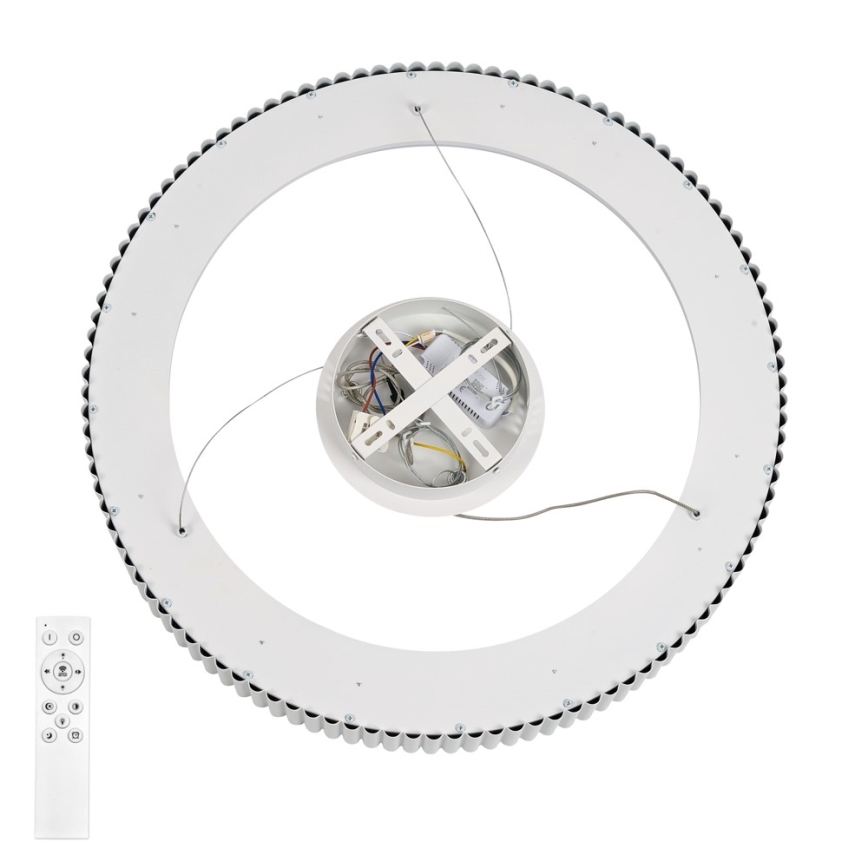 Brilagi - Suspension LED dimmable à câble FALCON MODERN LED/54W/230V Ø 60 cm blanche + télécommande