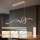 Brilagi - Lustre LED dimmable suspendu par câble SIGNATURE LED/55W/230V 3000-6000K 120x23 cm beige + télécommande