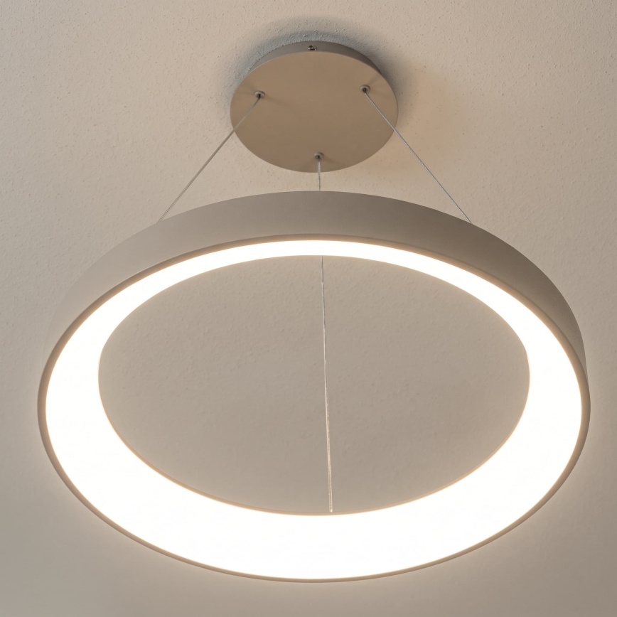 BRILAGI - Suspension LED dimmable sur câble FALCON II LED/99W/230V 3000-6500K Ø 60 cm beige + télécommande