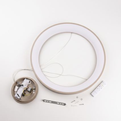 BRILAGI - Suspension LED dimmable sur câble FALCON II LED/99W/230V 3000-6500K Ø 60 cm beige + télécommande