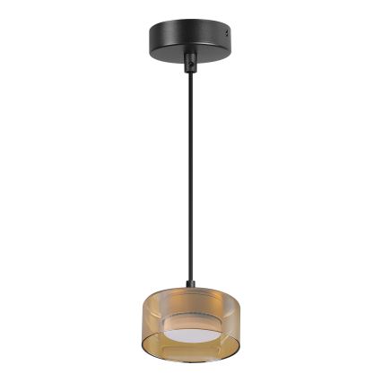 Brilagi - LED RGB+CCT Lustre dimmable suspendu sur câble AURA LUX 1xGX53/14W/230V 2700-6500K Wi-Fi Tuya noir/doré