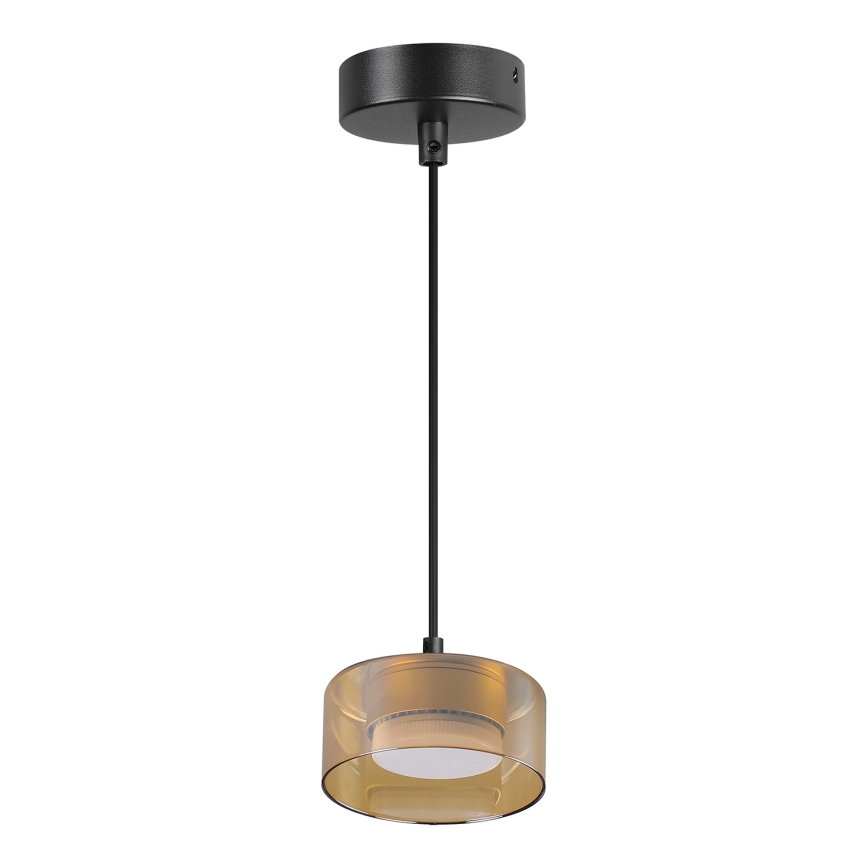 Brilagi - LED RGB+CCT Lustre dimmable suspendu sur câble AURA LUX 1xGX53/14W/230V 2700-6500K Wi-Fi Tuya noir/doré