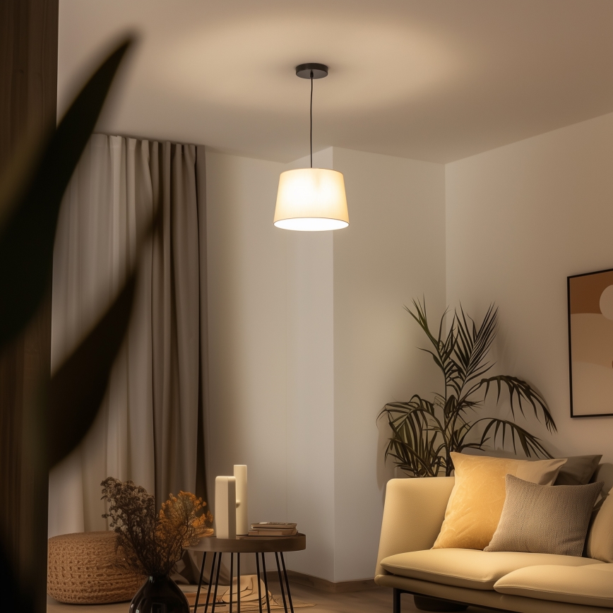 Brilagi - Lustre LED sur câble CERIA 1xE27/40W/230V Ø 30 cm beige