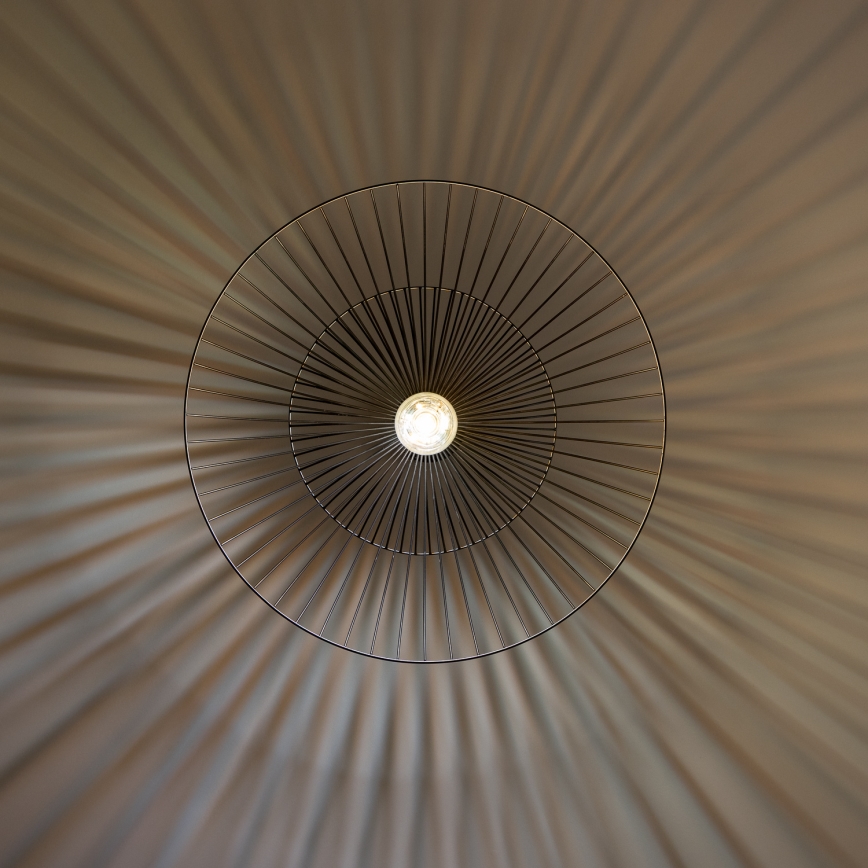 Brilagi - Lustre LED sur câble CERIA WIRE 1xE27/40W/230V Ø 60 cm noir