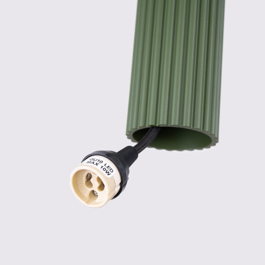 Brilagi - Lustre LED sur câble CRESTO 1x GU10/10W/230V, vert