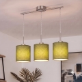 Brilagi - Lustre LED sur câble NUBILA 3xE27/60W/230V vert