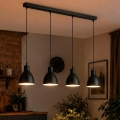 Brilagi - Lustre LED sur câble RIDDY 4xE27/60W/230V noir