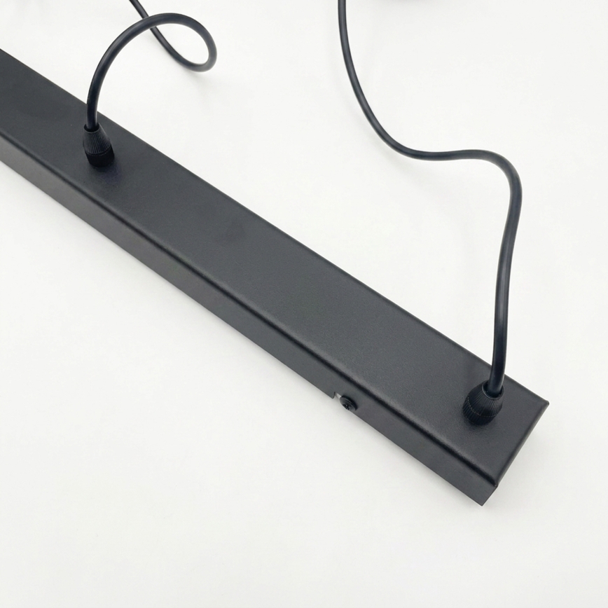 Brilagi - Lustre LED sur câble RIDDY 4xE27/60W/230V noir