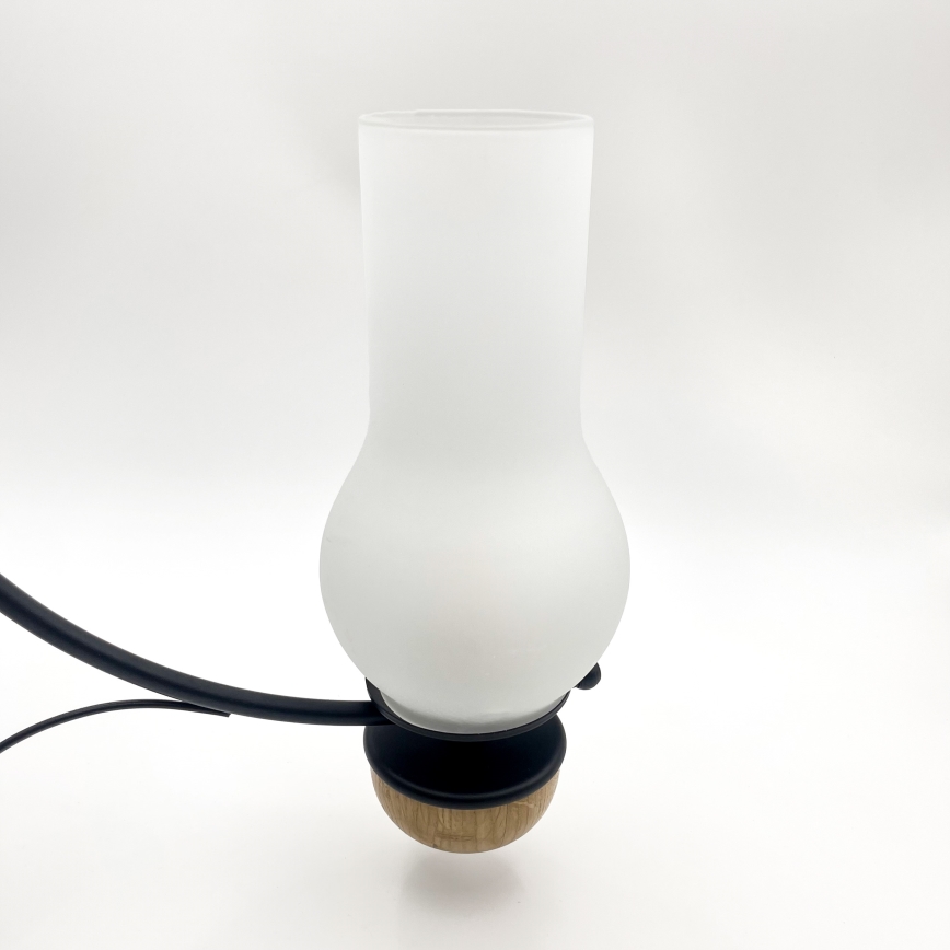Brilagi - Lustre LED sur chaîne COTTAGE 3xE14/40W/230V chêne/noir/blanc