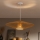 Brilagi - Lustre LED suspendu sur câble CERIA BOHO 1xE27/40W/230V Ø 70 cm blanc/marron