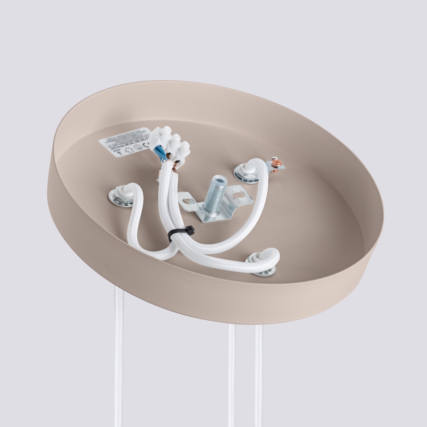 Brilagi - Lustre LED suspendu sur câble CRESTO 3xGU10/10W/230V taupe