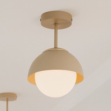 Brilagi - Lustre plafonnier 1xE27/60W/230V beige/doré