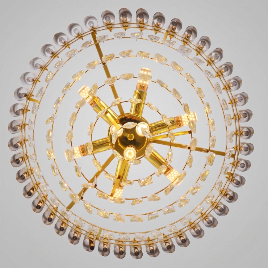 BRILAGI - Lustre plafonnier ECLIPSE 9xE14/10W/230V Ø 58 cm doré