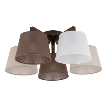 Brilagi - Lustre plafonnier LATTE 5xE27/15W/230V pin/mix