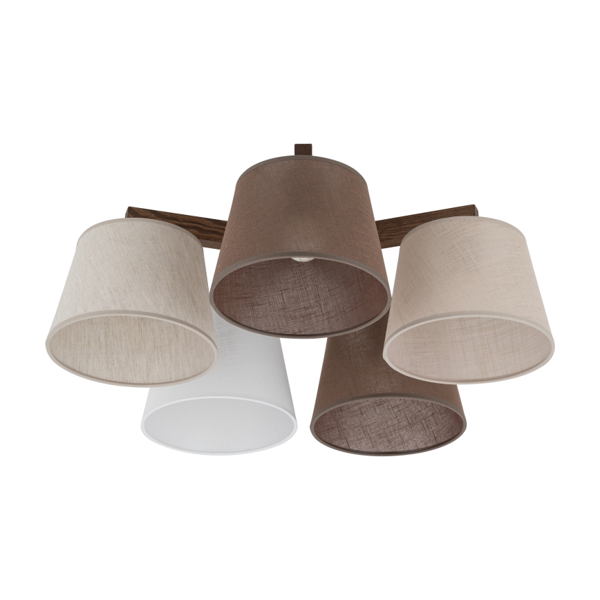Brilagi - Lustre plafonnier LATTE 5xE27/60W/230V pin/mix