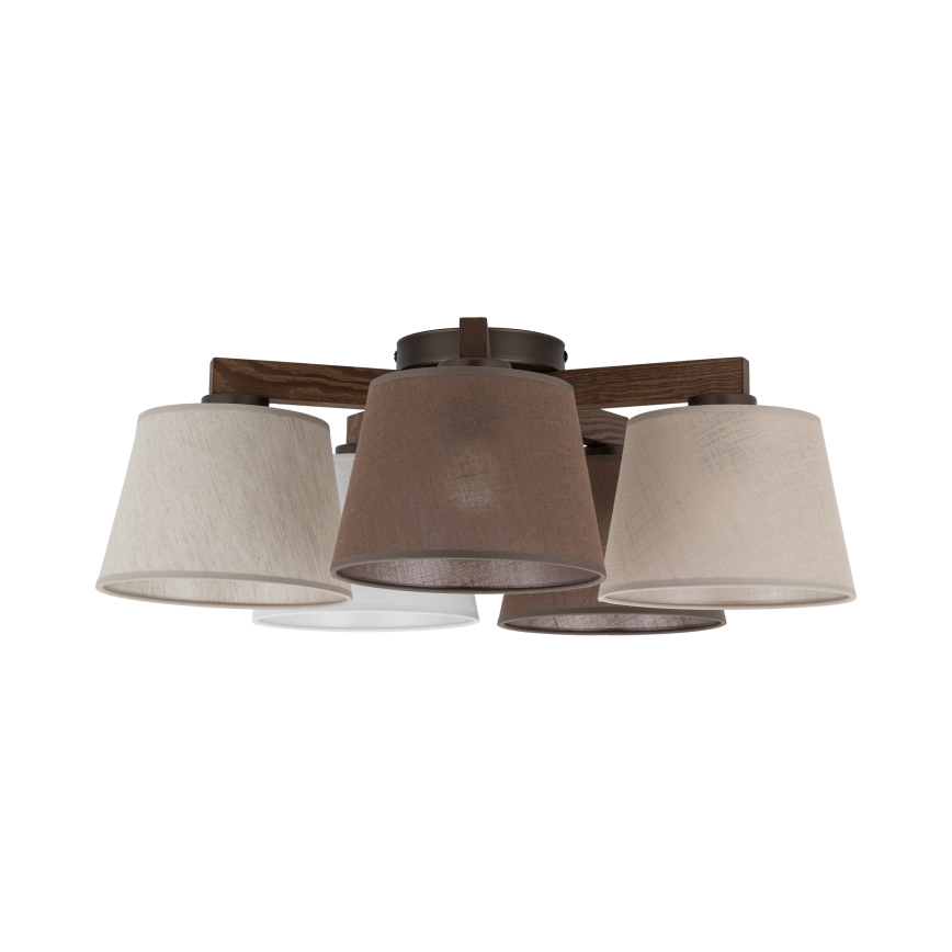 Brilagi - Lustre plafonnier LATTE 5xE27/60W/230V pin/mix