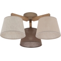 Brilagi - Lustre plafonnier LATTE SABIA 3xE27/60W/230V pin/mix