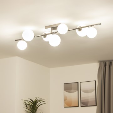 BRILAGI - Lustre plafonnier LED MILLA 7xG9/3W/230V chrome noir/blanc