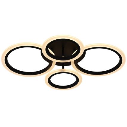 Brilagi - Plafonnier LED dimmable ORBITS LED/50W/230V 3000-6500K noir + télécommande