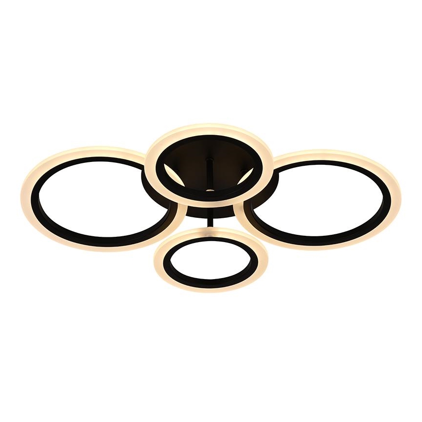 Brilagi - Plafonnier LED dimmable ORBITS LED/50W/230V 3000-6500K noir + télécommande