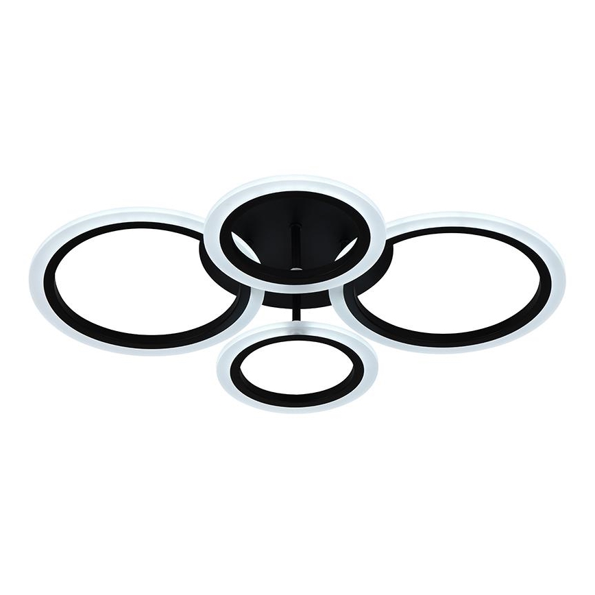 Brilagi - Plafonnier LED dimmable ORBITS LED/50W/230V 3000-6500K noir + télécommande