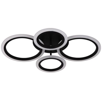 Brilagi - Plafonnier LED dimmable ORBITS LED/50W/230V 3000-6500K noir + télécommande
