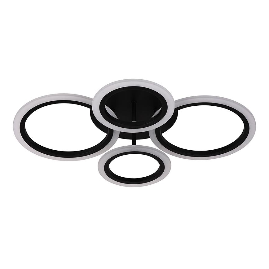 Brilagi - Plafonnier LED dimmable ORBITS LED/50W/230V 3000-6500K noir + télécommande