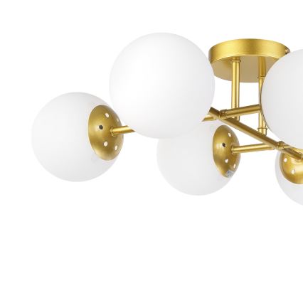 Brilagi - Lustre plafonnier MALONY 6xE14/20W/230V doré
