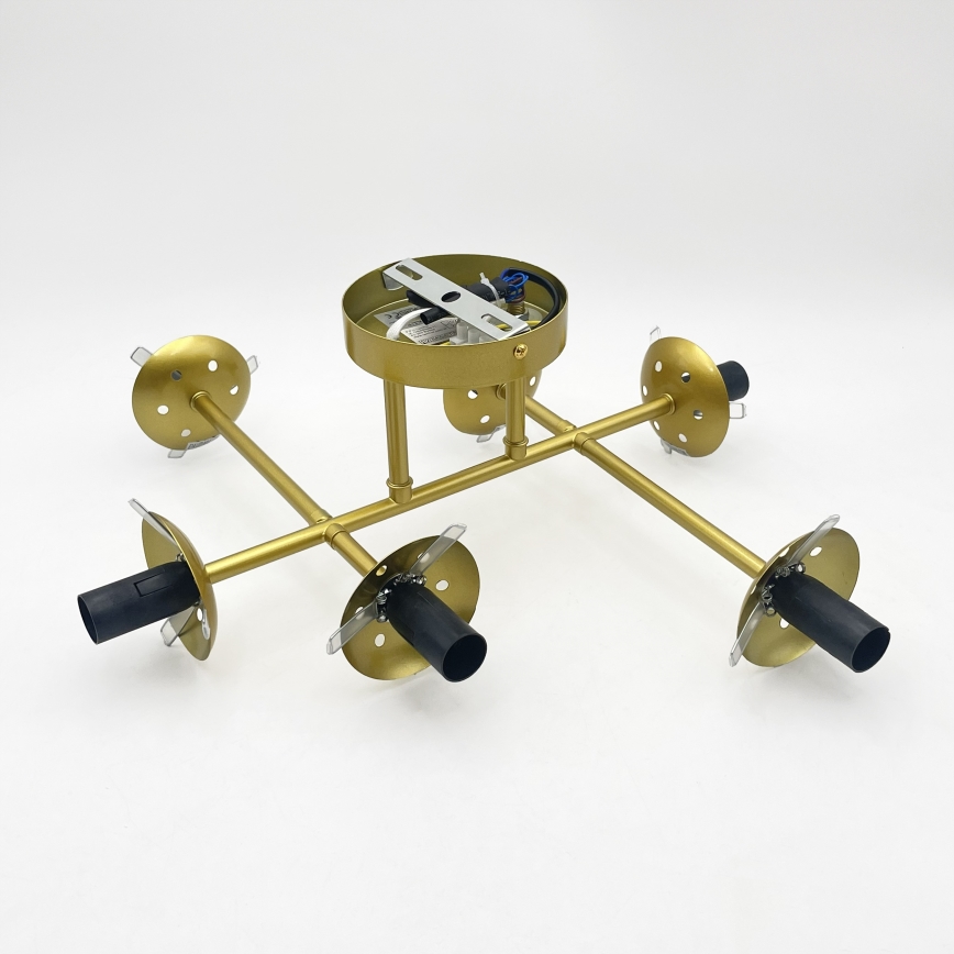 Brilagi - Lustre plafonnier MALONY 6xE14/20W/230V doré