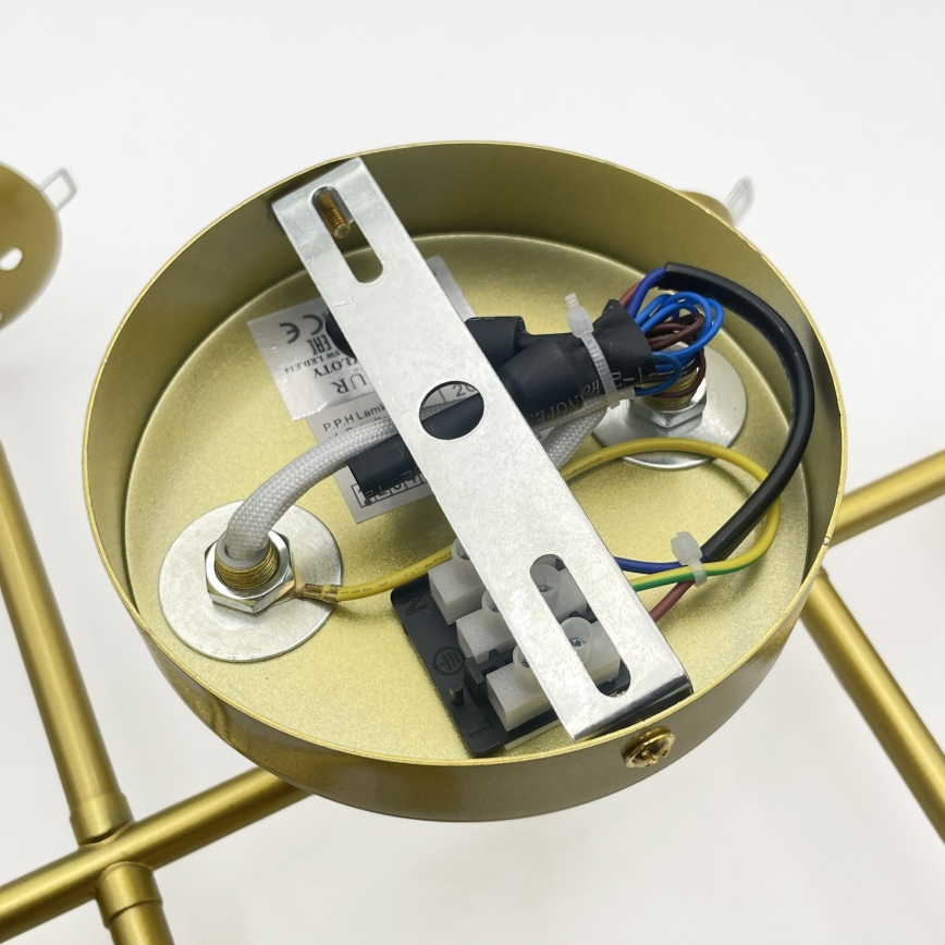 Brilagi - Lustre plafonnier MALONY 6xE14/20W/230V doré