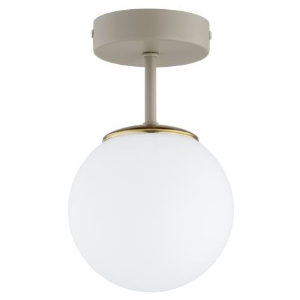 Brilagi - Lustre plafonnier MILO ECRU 1xE27/60W/230V beige/doré
