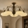 Brilagi - Lustre plafonnier MOLLERO 5xE27/15W/230V Ø 84 cm bronze/patine