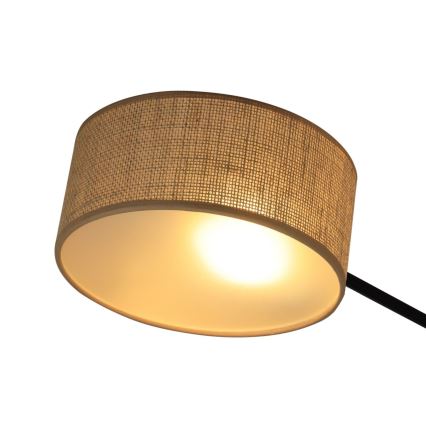 Brilagi - Lustre plafonnier VIRGO 4xE14/40W/230V beige/noir