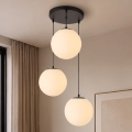 BRILAGI - Lustre sur câble POLOS 3xE27/40W/230V Ø 42 cm noir