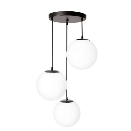 BRILAGI - Lustre sur câble POLOS 3xE27/40W/230V Ø 42 cm noir