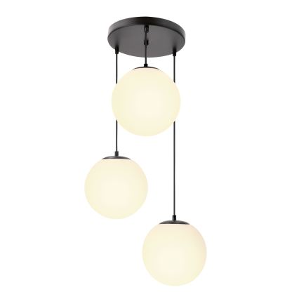 BRILAGI - Lustre sur câble POLOS 3xE27/40W/230V Ø 42 cm noir