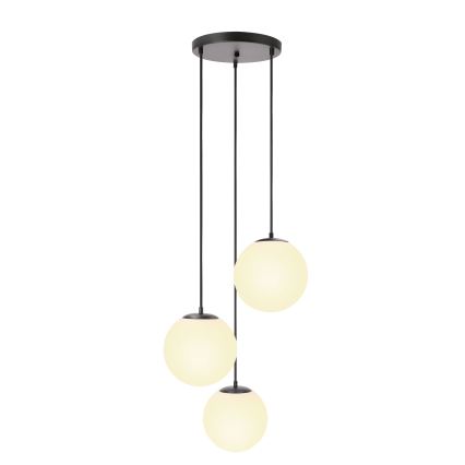 BRILAGI - Lustre sur câble POLOS 3xE27/40W/230V Ø 42 cm noir