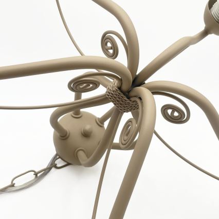 Brilagi - Lustre sur chaîne ANTICO MODERN 5xE27/60W/230V beige