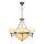 Brilagi - Lustre sur chaîne DAHLIA 6xE27/40W/230V diam. 74 cm laiton