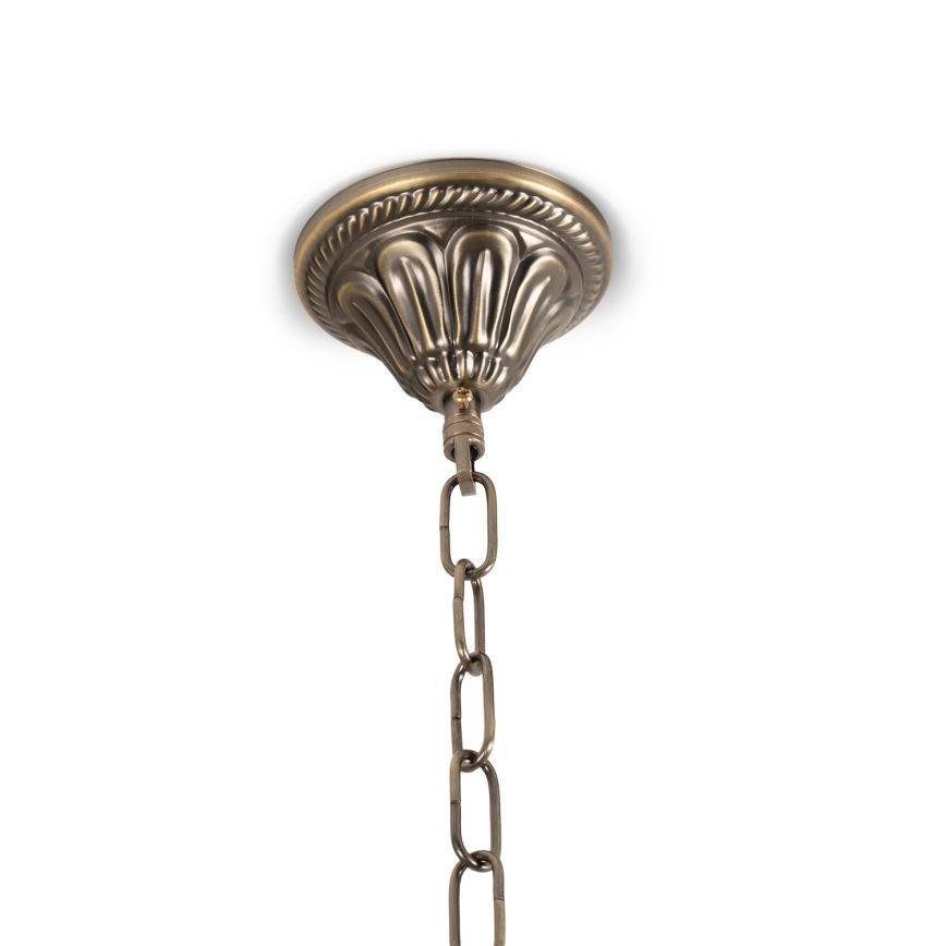BRILAGI - Lustre sur chaîne DAHLIA 6xE27/40W/230V diam. 74 cm laiton
