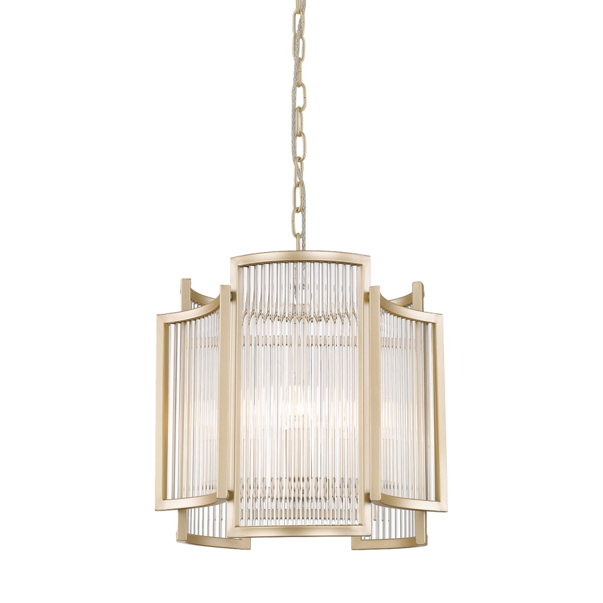 Brilagi - Lustre sur chaîne RAMOS 3xE14/60W/230V doré