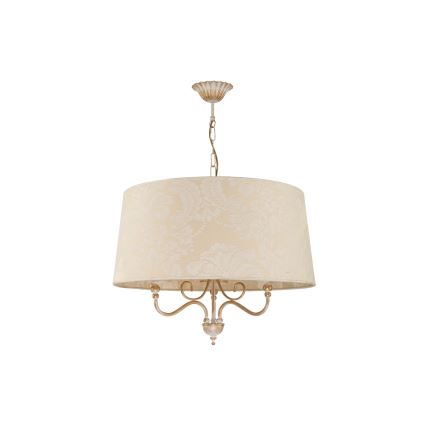 Brilagi - Lustre sur chaîne SONIA 3xE27/15W/230V Ø 56 cm crème/patine