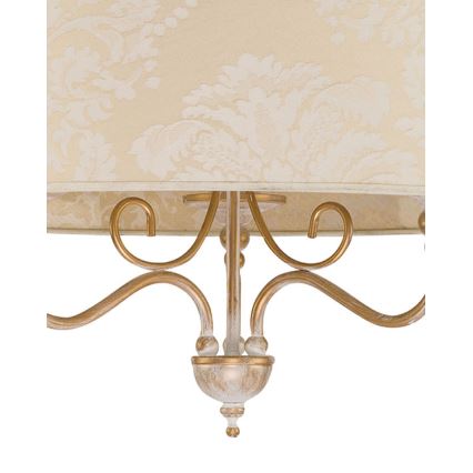 Brilagi - Lustre sur chaîne SONIA 3xE27/15W/230V Ø 56 cm crème/patine